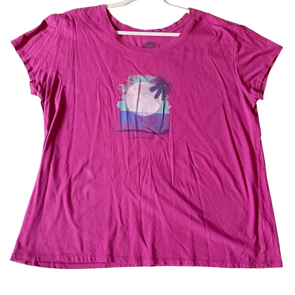 GUC- Life is Good ‘Relaxed Fit’ 100% Cotton Short Sleeve T-Shirt